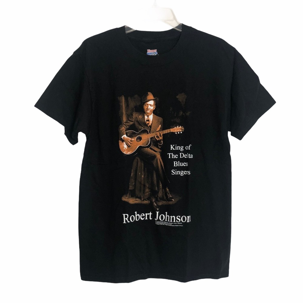 Robert Johnson King of The Delta Blues Singers‎ Tshirt Med Modern Shirt Print